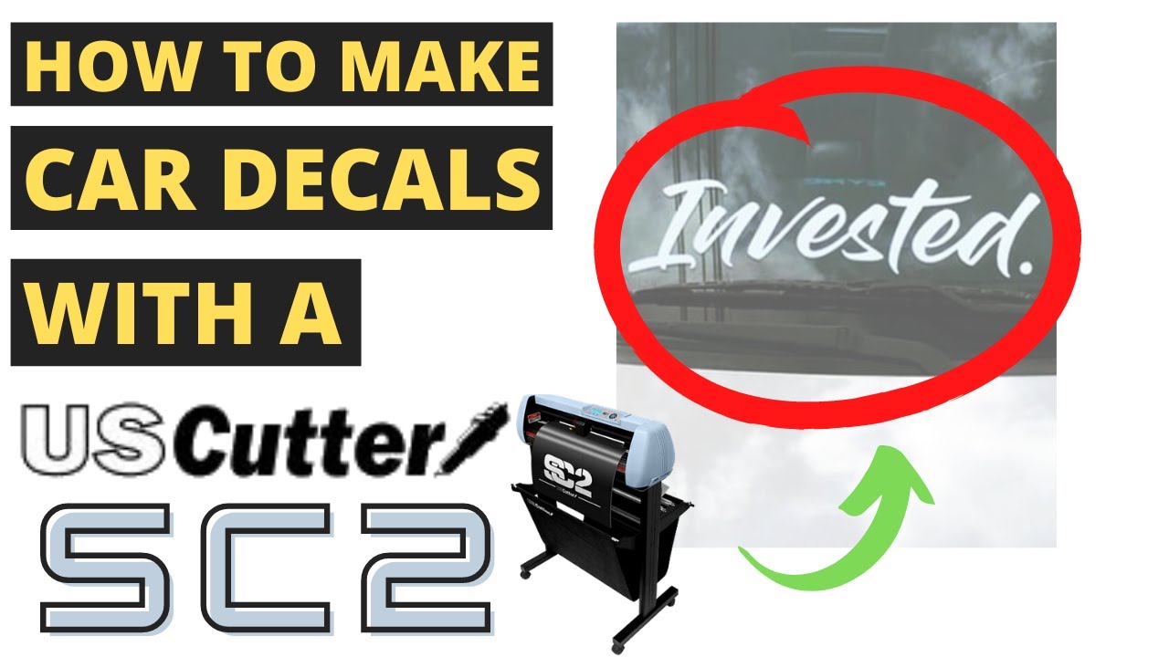 CAR DECALS IN 5 MINUTES WITH A VINYL CUTTER