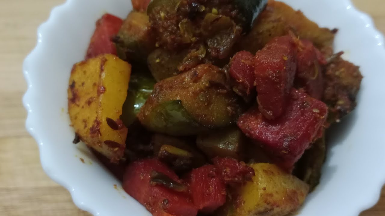 Gajar baigan ka  suka sabji गाजर बैंगन का  सूखी सब्जी.