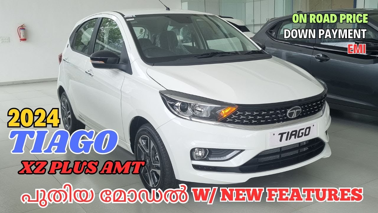 Tata Tiago XZ Plus AMT 2024  Malayalam Review | പുതിയ മോഡൽ with New Features.