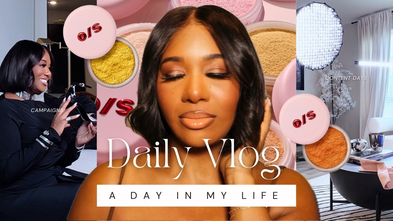 VLOG! A DAY IN MY LIFE AS A CONTENT CREATOR! MAKEUP, CAMPAIGNS & DATE NIGHT! | POCKETSANDBOWS