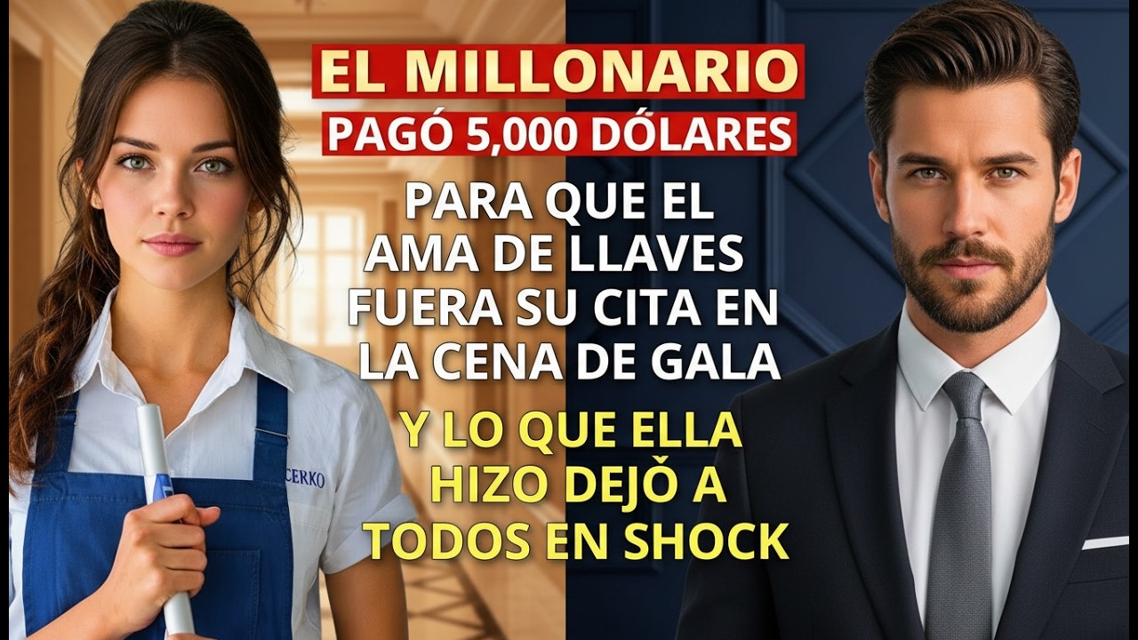 El Millonario Pagó $5,000 a su Ama de Llaves… Pero lo que Pasó en la Gala Sorprendió a Todos.