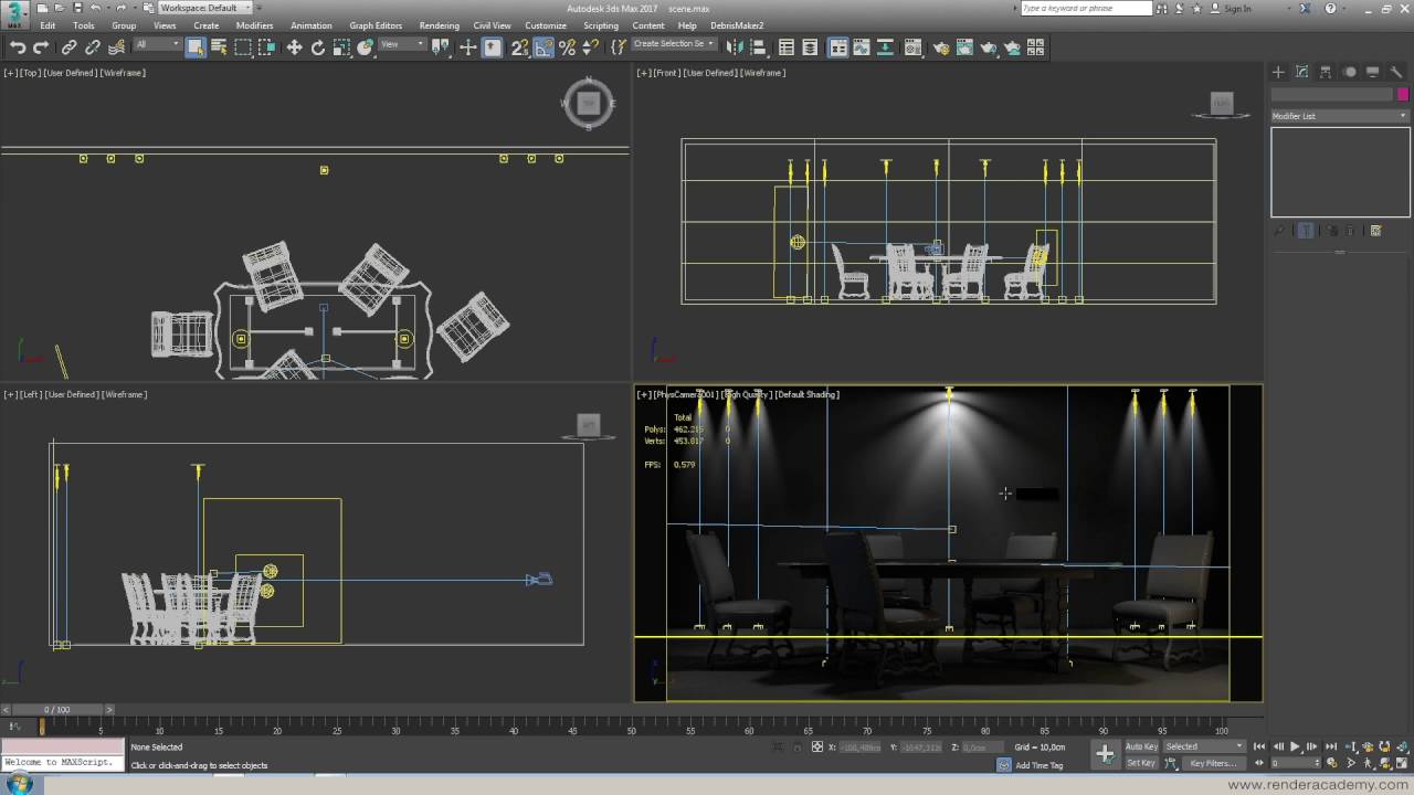 How to use lights in 3ds Max 2017