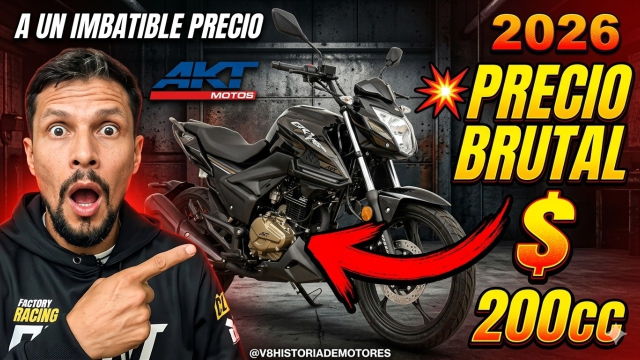 AKT CR4 200 PRO 2026 💥 A UN PRECIO IMBATIBLE | Ficha técnica, precio, descripción general