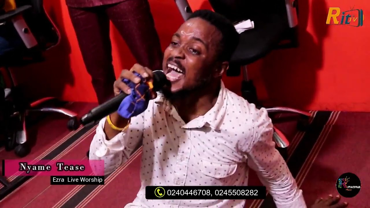 Pure Worship Medley - Nyame Tease, Worships Powerfully On Ezra Live Worship.