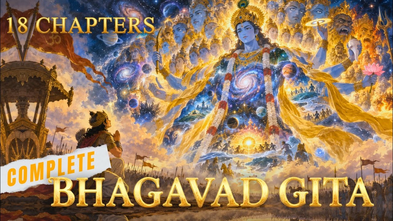 BHAGAVAD GITA: The Ultimate Guide To Life (All 18 Chapters Explained)