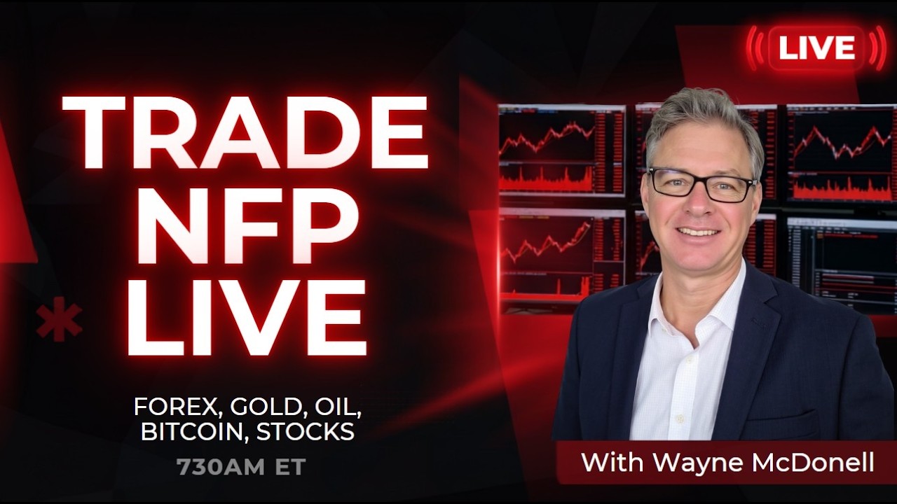 Trade NFP Live (Non-Farm Payrolls) | #forex #trading #stockmarket #gold #bitcoin #crypto