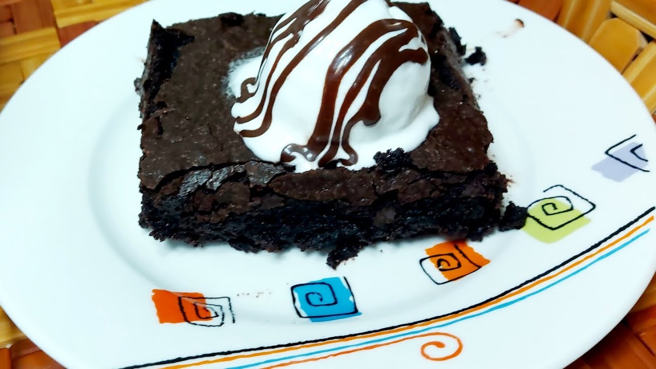 براوني بودينج ألذ #الأكلات#مع بسمة #food #food #ترند 