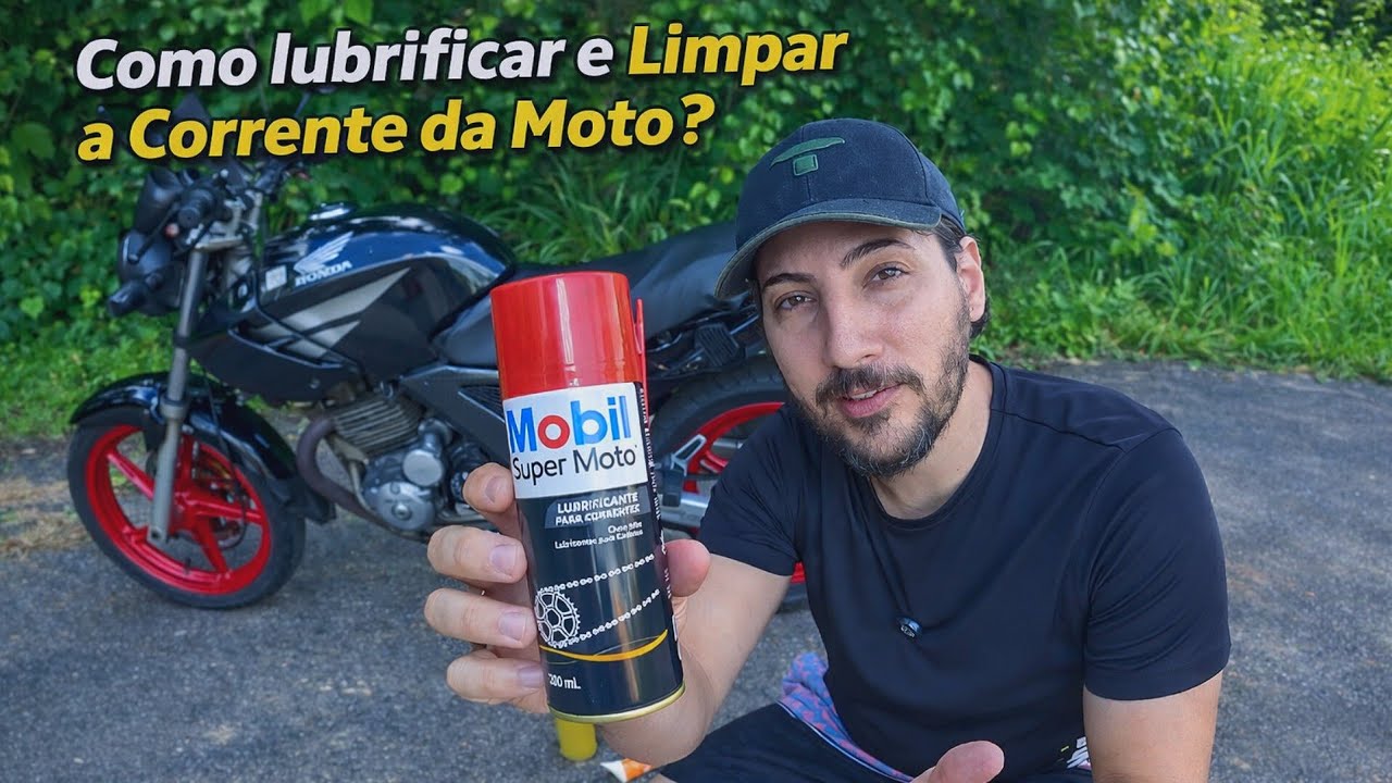 Como limpar e lubrificar a RELAÇÃO da moto ? 
