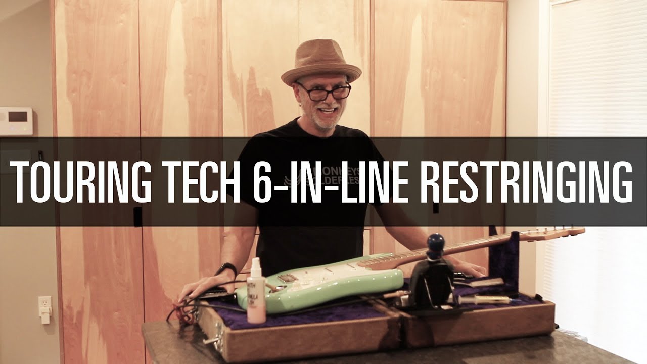Greg Howard, Guitar Tech on 6-In-Line Headstock Restringing for Touring Guitars