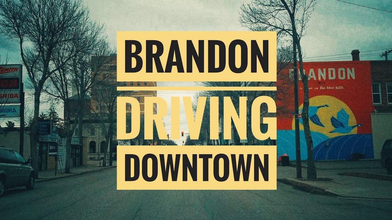 Driving Downtown - Brandon, MB, Canada