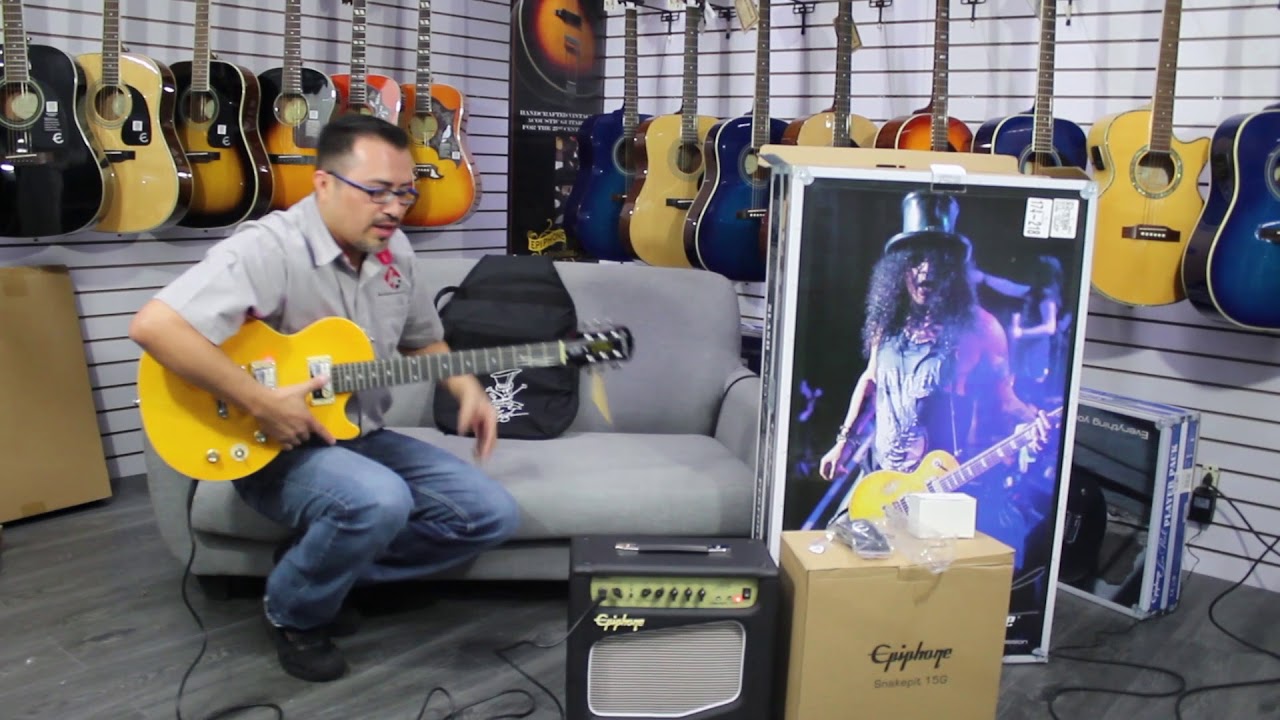 Unboxing Epiphone Slash AFD Les Paul Performance Pack