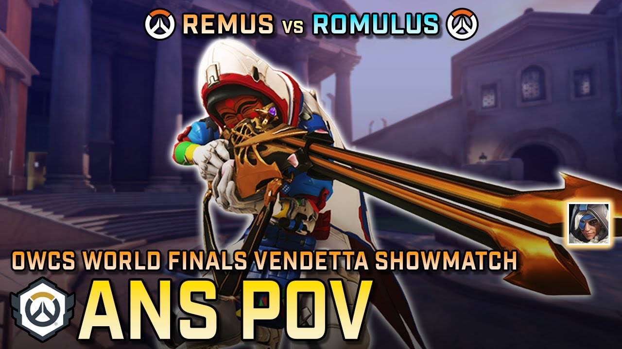 [ ANS ] AMAZING Ana Aim | Remus vs Romulus | OWCS World Finals Vendetta Showmatch