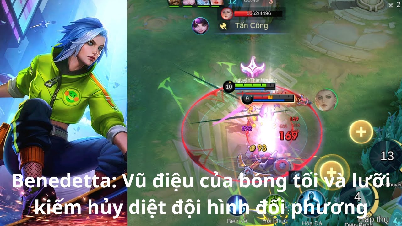 Benedetta: Vũ điệu của bóng tối và lưỡi kiếm hủy diệt đội hình đối phương -Nguyên Thành