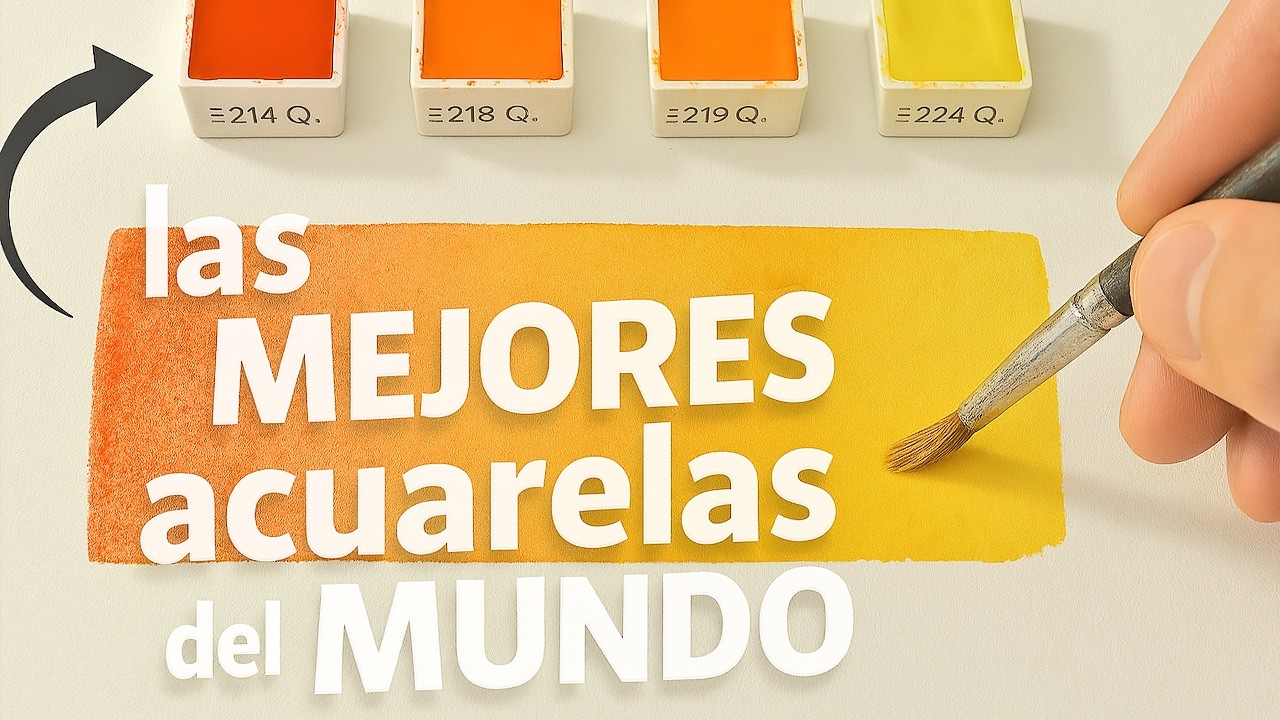 PROBANDO LAS MEJORES ACUARELAS DEL MUNDO