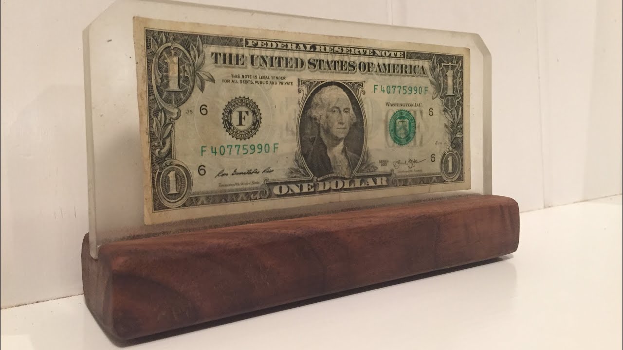 Casting MONEY in RESIN! So Cool!