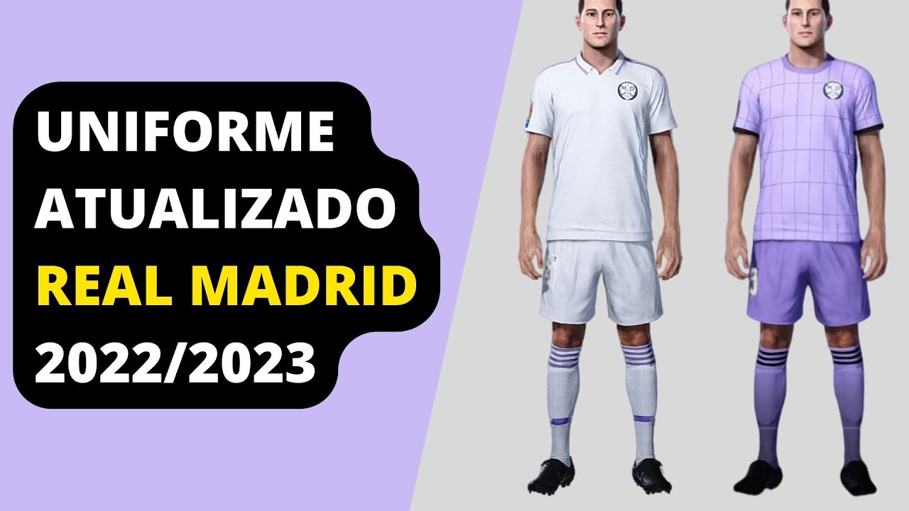 COMO FAZER UNIFORME DO REAL MADRID 2022/2023 NO PES 2021 I XBOX ONE