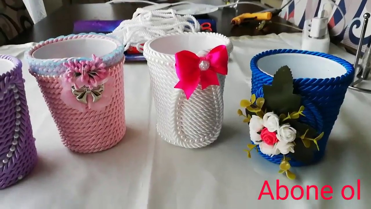 DIY Kordon İple Kutu Süsleme (Box ornament with cord)