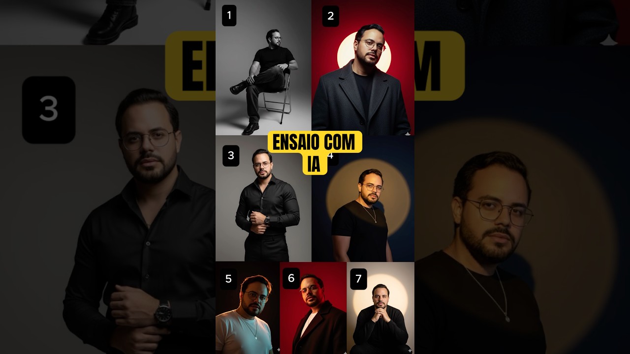 Como FAZER a Trend do ENSAIO PROFISSIONAL com ia no GEMINI - Prompt Masculino #gemini #ia