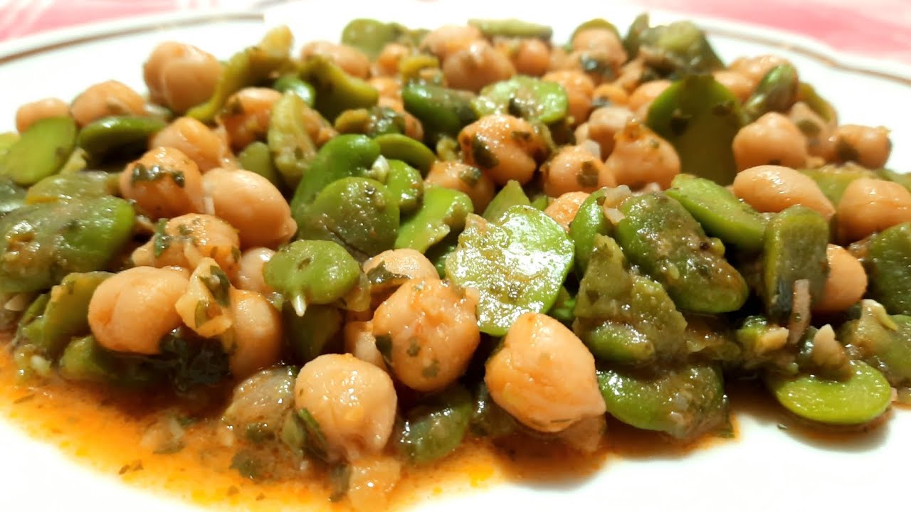 FAVE E CECI IN UMIDO 😋 #easyrecipe #plantbased