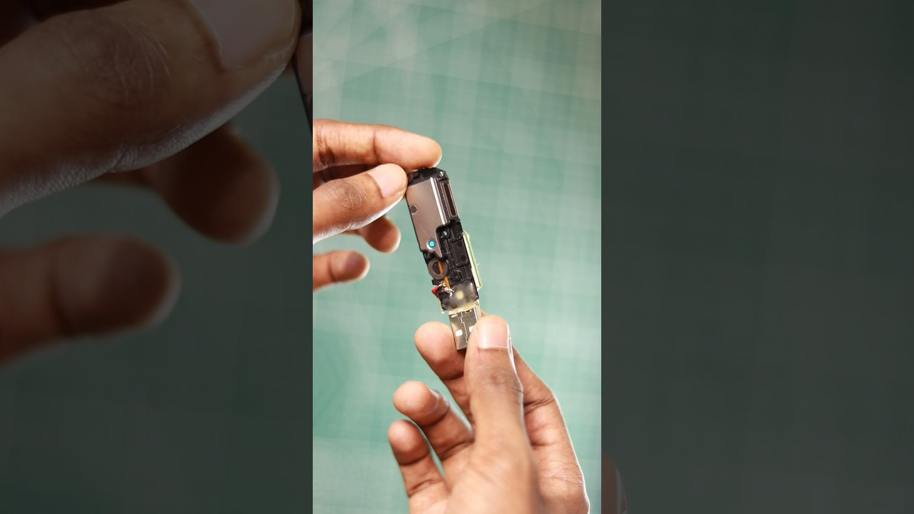 Making a small USB speaker from a broken phone. #diy