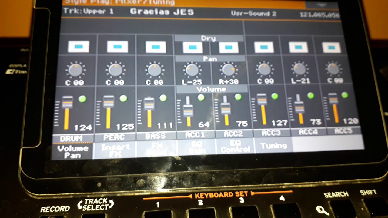 Con esta ecualización tus ritmos o stylos se escucharán muchísimo mejor para korg pa 600,700,900