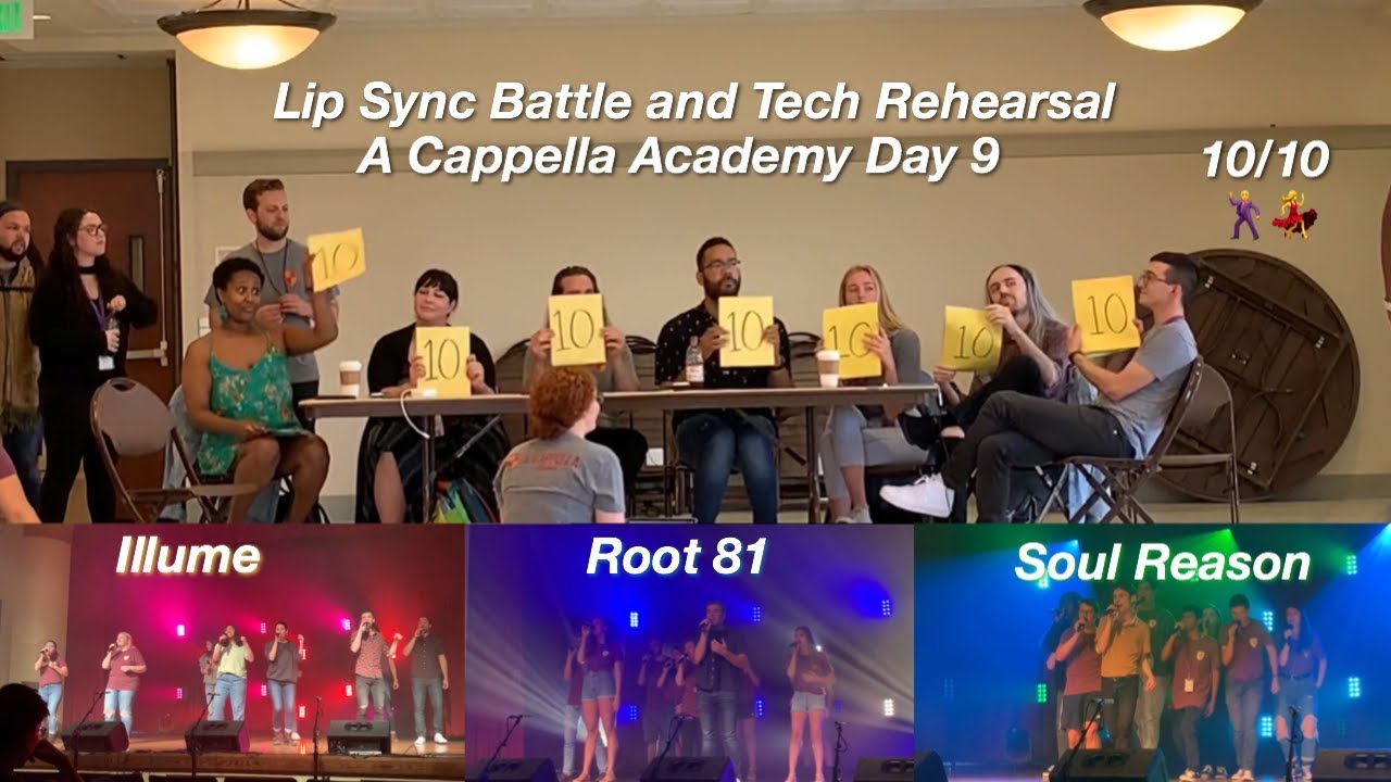 Lip Sync Battles and Tech Rehearsal | A Cappella Academy 2019 Vlog Day 9