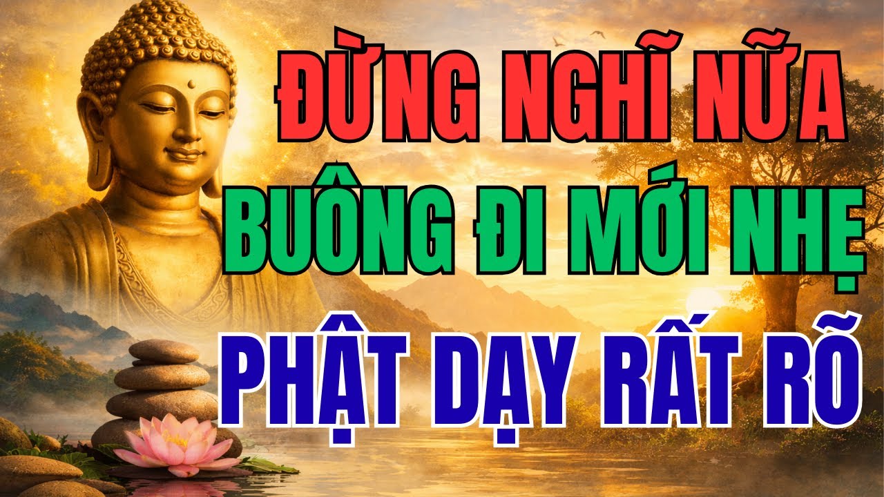 Đừng Suy Nghĩ Quá Nhiều Nữa – Phật Dạy Buông Bỏ Ưu Phiền Để Tâm An | Luật Nhân Quả Thức Tỉnh