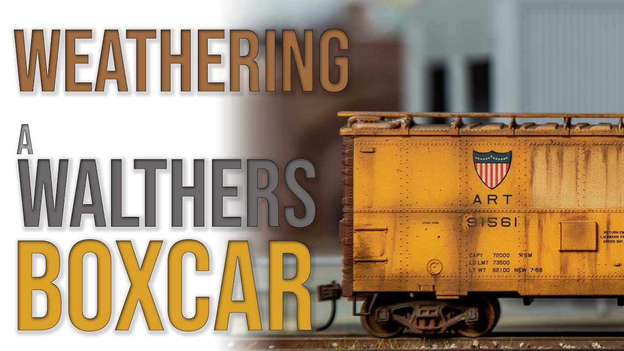 Крытый вагон Liebmann от Walthers | Модель железной дороги Weathering
