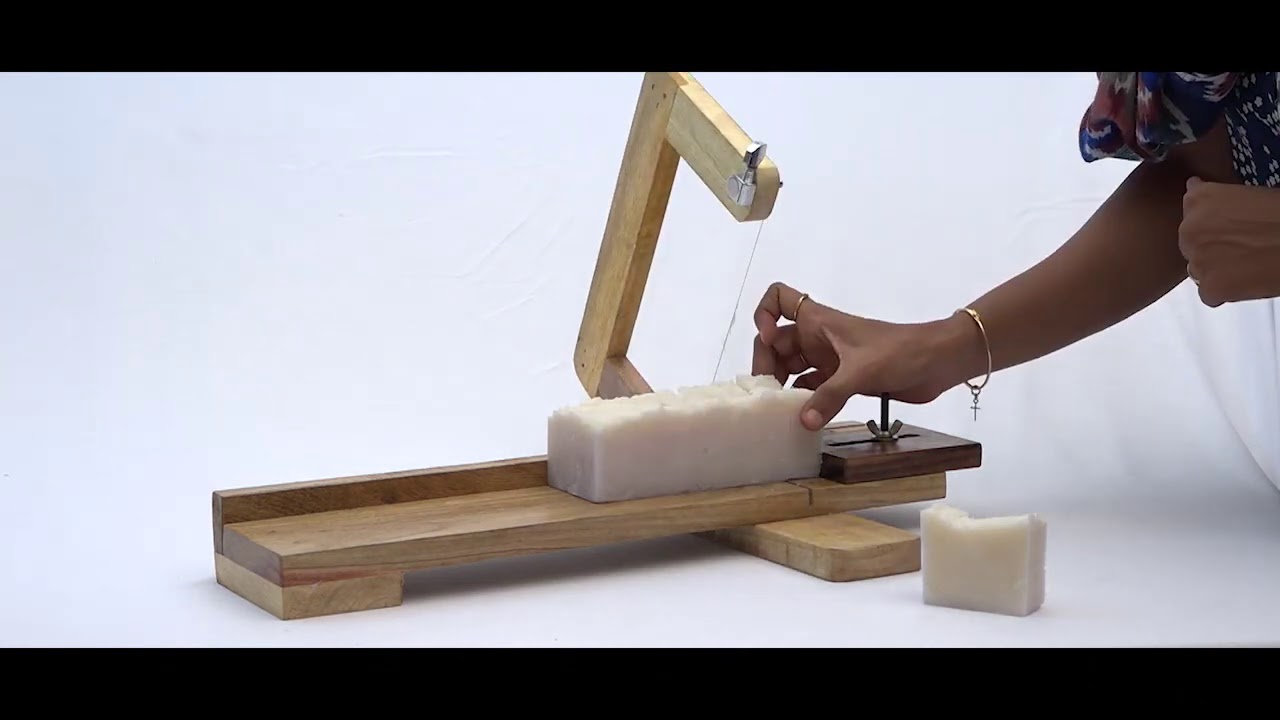 Using the Palmera Solid Wood Soap Cutter
