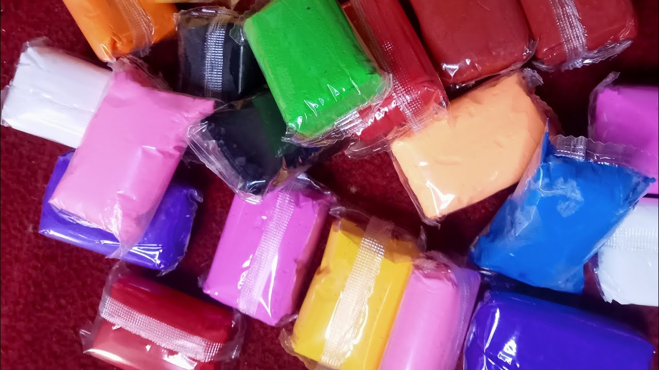 24 Colors China Clay Unboxing 🌈 Perfect Color Lines | Oddly Satisfying ASMR