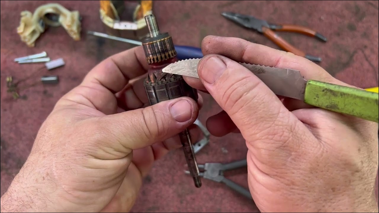 Vídeo aula completa! Rebobinagem de induzidos (Aparador de grama Trapp)