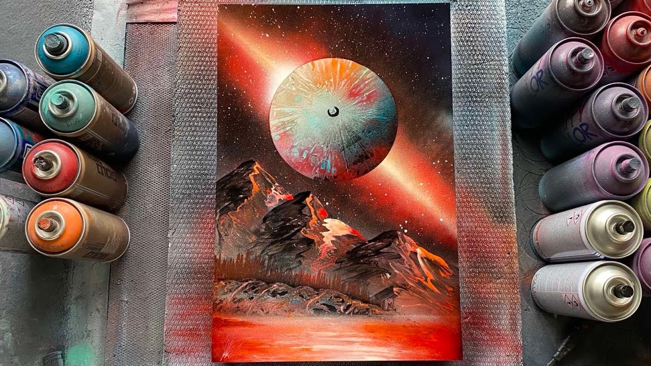 RED Planet — искусство аэрозольной краски — от Skech