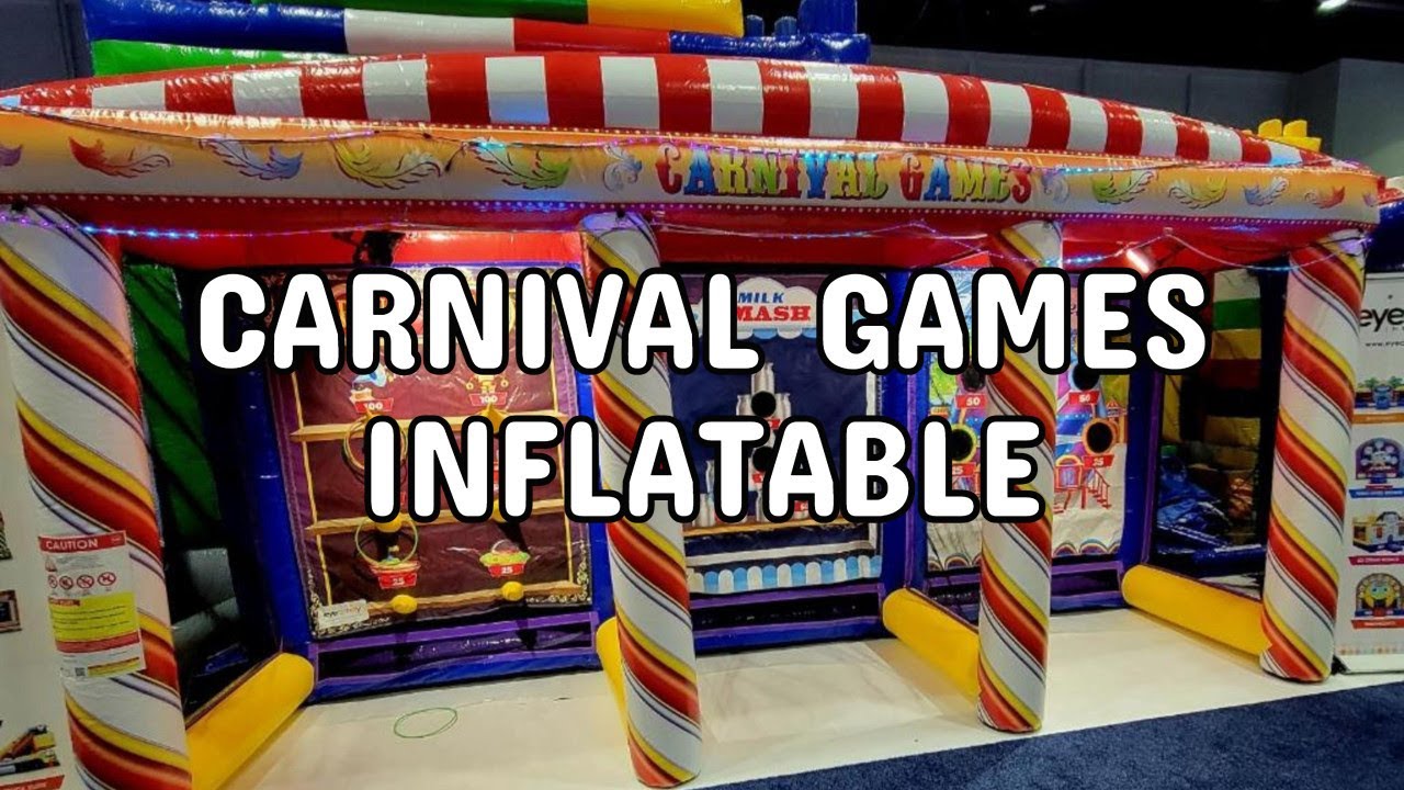 Interactive Carnival Games Inflatable for Southern California Company Picnics and School Fun Fairs