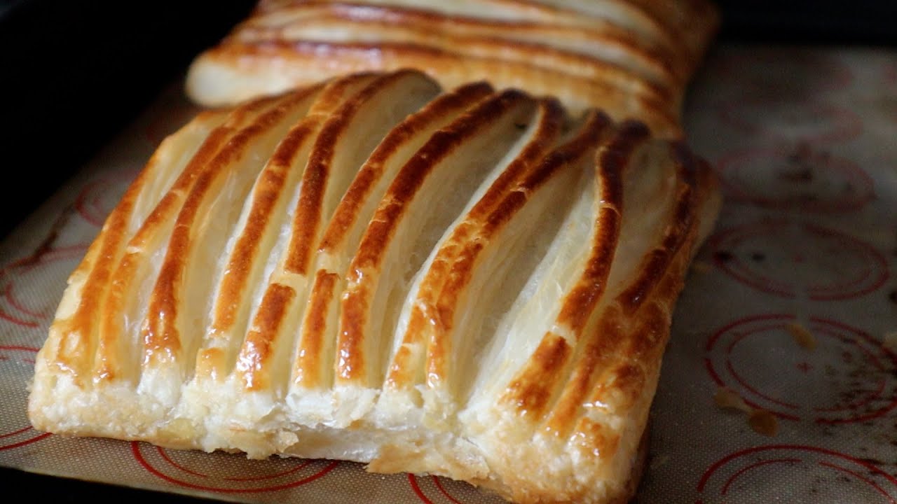 Ep-525หลายชั้นมาก!!สูตรแป้งพัฟกรุบกรอบ Puff pastry  ที่ทำง่ายสุด ๆ รีดแป้งครั้งเดียว -mineสะใภ้ตุรกี