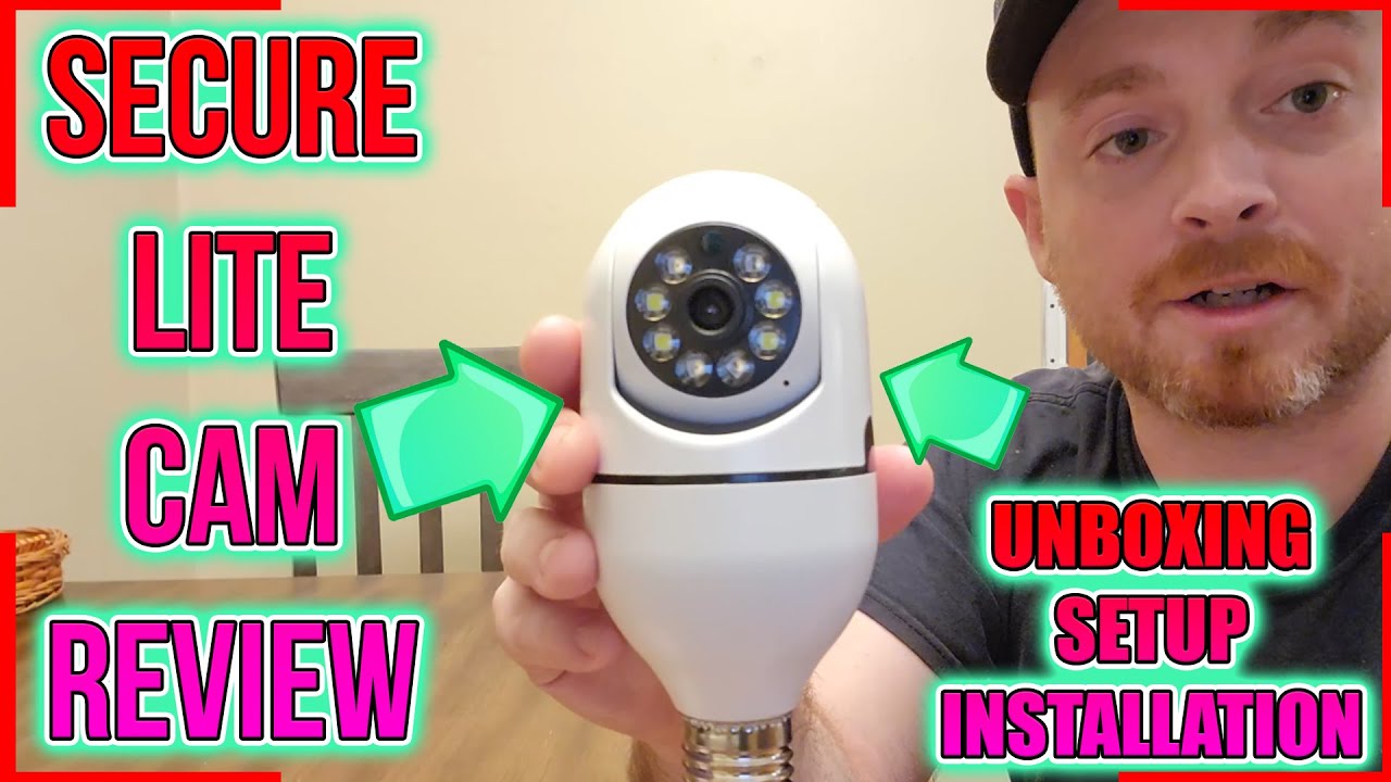 Secure Lite Cam Review - Secure Lite Cam Unboxing, Installation, Setup, App - Secure Lite Camera