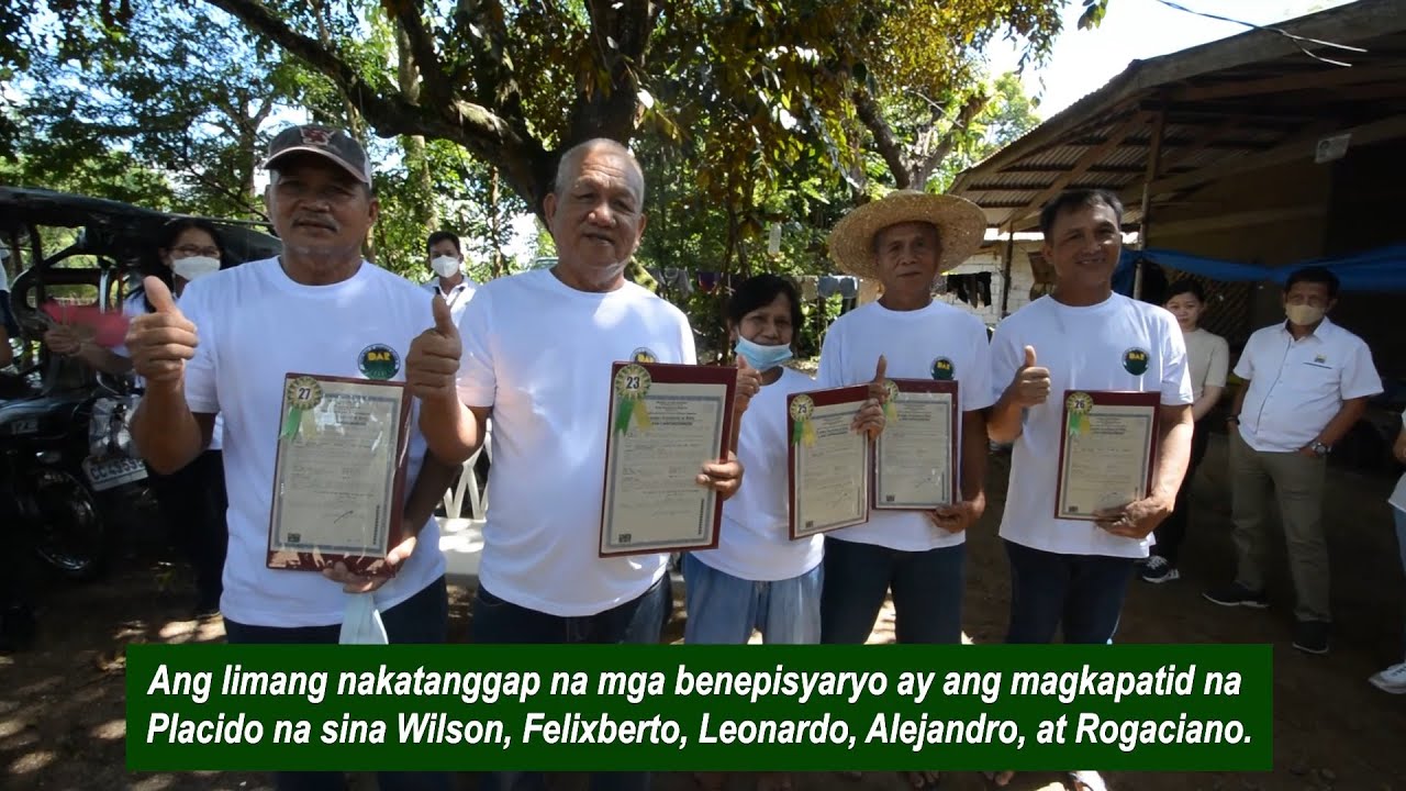 [SPLIT News Alert] DAR and World Bank delegates deliver e-titles to farmers&rsquo; homes
