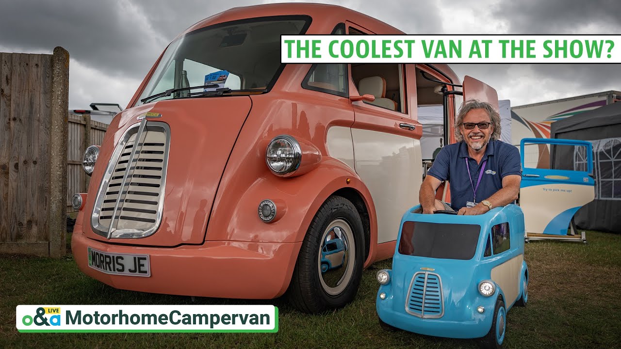 Peter Vaughan Explores the @Morris Commercial – Stylish Electric Vanlife!