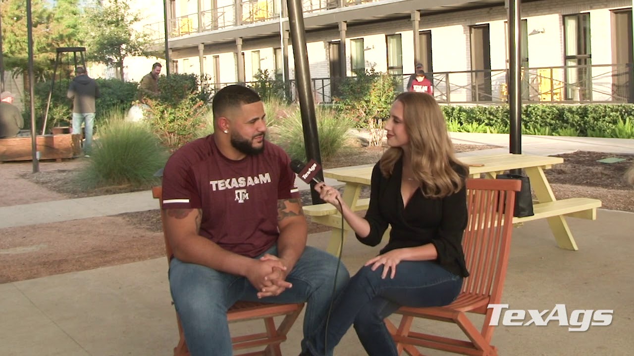 Erik McCoy details his adjustment to NFL life, visit to Aggieland