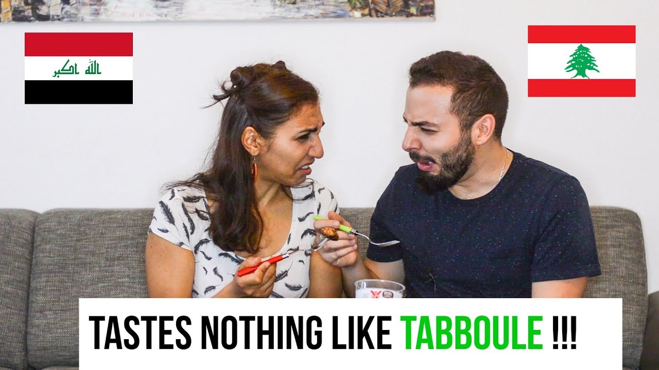 Trying Arabic Food Made in Germany !!