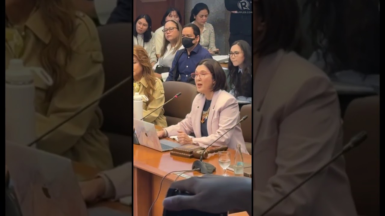 Other senators join Pia Cayetano at the session hall for the flood control probe