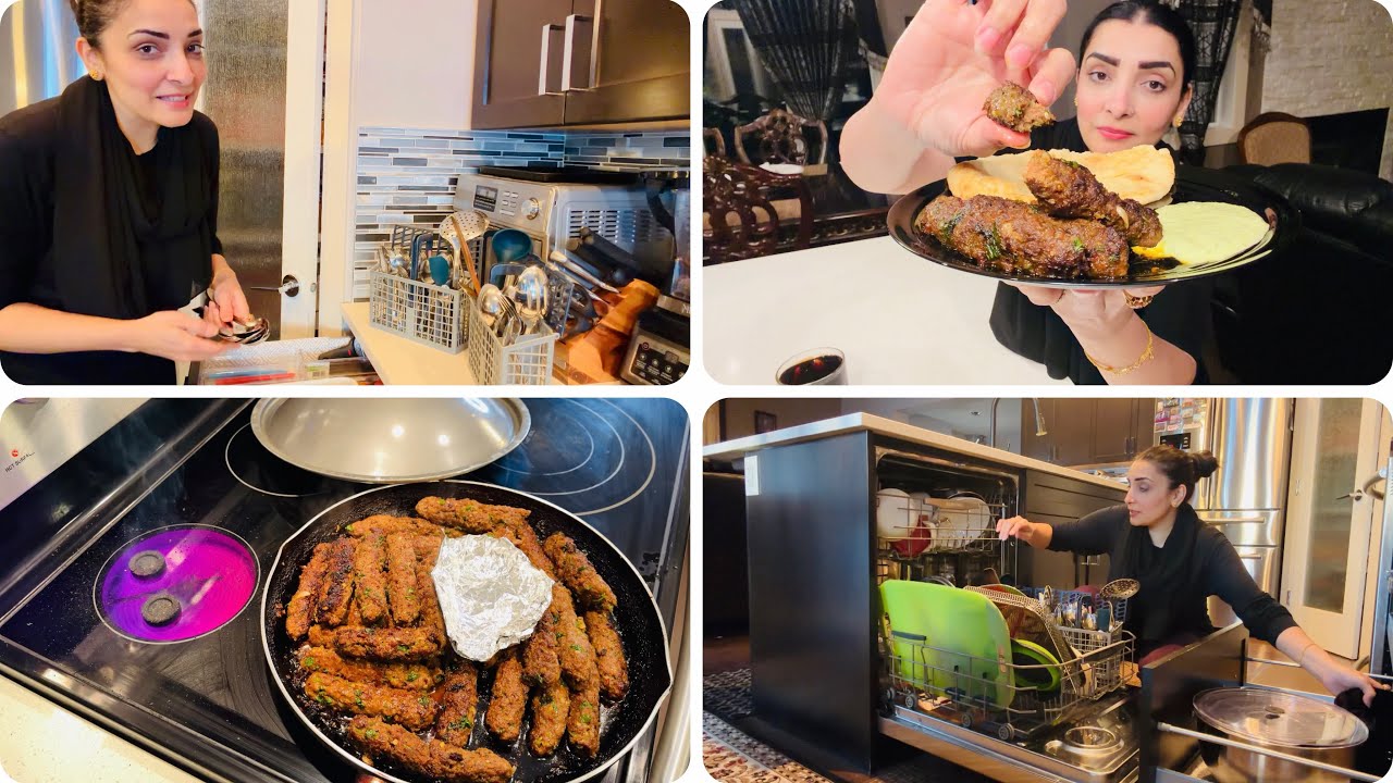 Subha sawere Cleaning + Organizing | Koyla (smoke) Kabab for dinner | Pakistani mom on duty 24/7