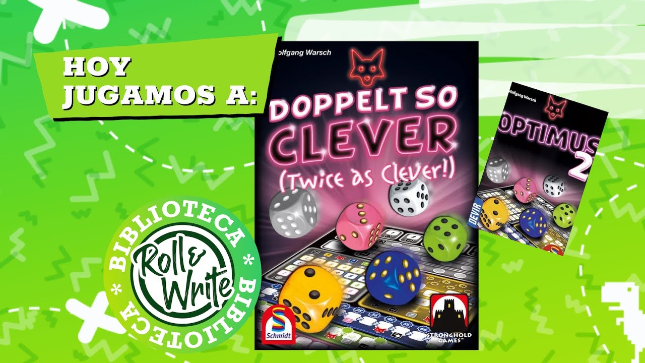Hoy Jugamos a Optimus 2 - Doppelt So Clever en castellano (Juego de Mesa Roll & Write ) Partida
