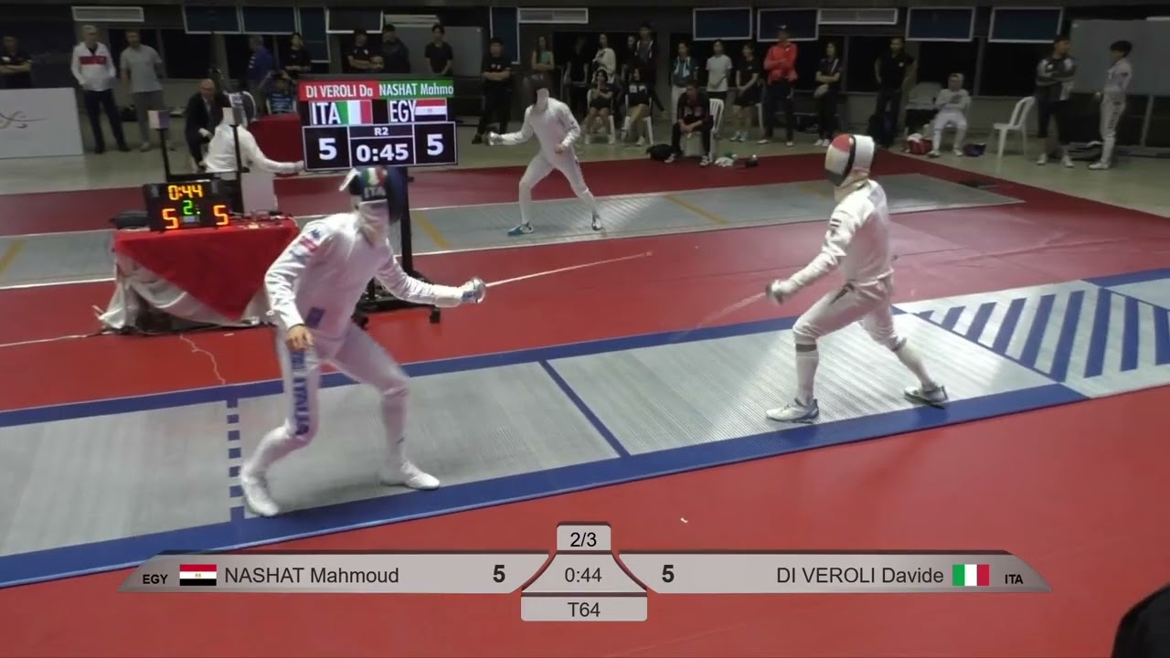 2024 113 T64 01 M E Individual Cali COL GP BLUE DI VEROLI ITA vs NASHAT EGY