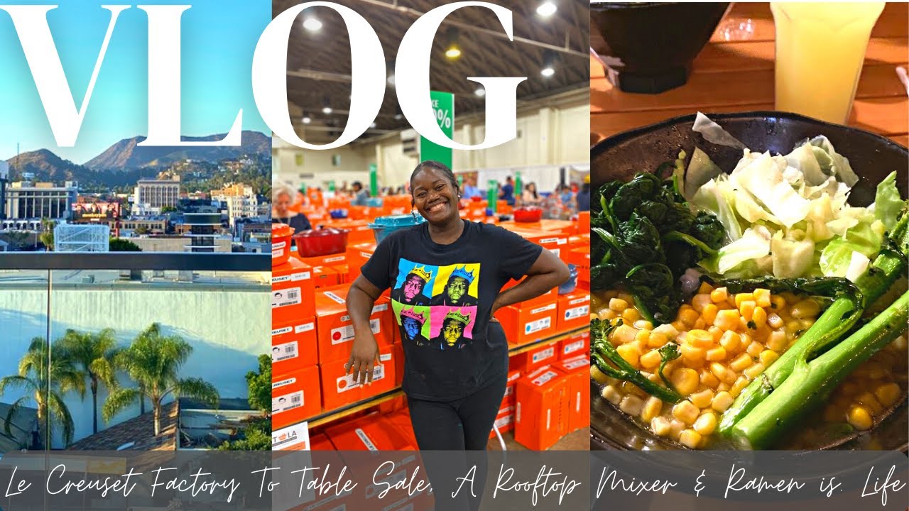 VLOG: МОЯ ПЕРВАЯ ПРОДАЖА LE CREUSET С ЗАВОДА НА СТОЛ/МИКСЕР НА КРЫШЕ И МОЯ СТРАСТЬ К РАМЕНУ