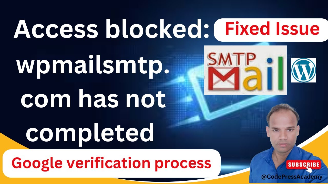 How to Fix SMTP Configuration Error in WordPress: Access Blocked Issue [Complete Guide]