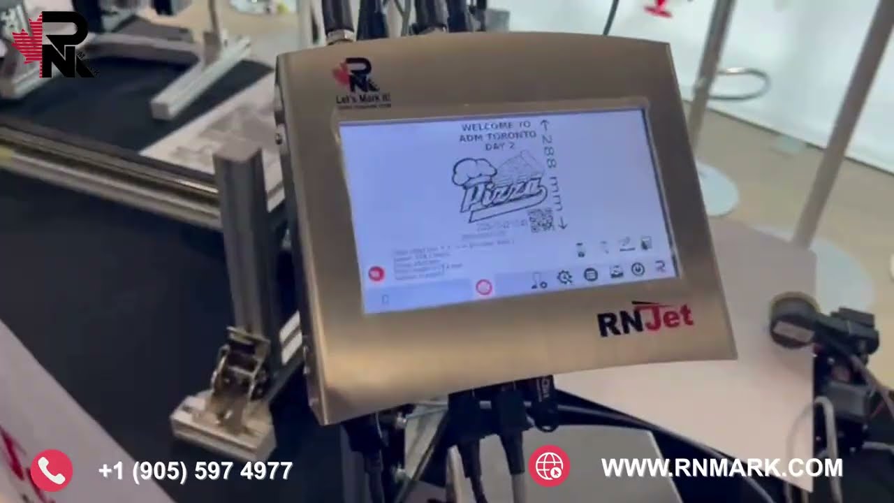 Large Character Box & Carton Printer | 4 Head Industrial Inkjet Printer | RNJet 288 XL
