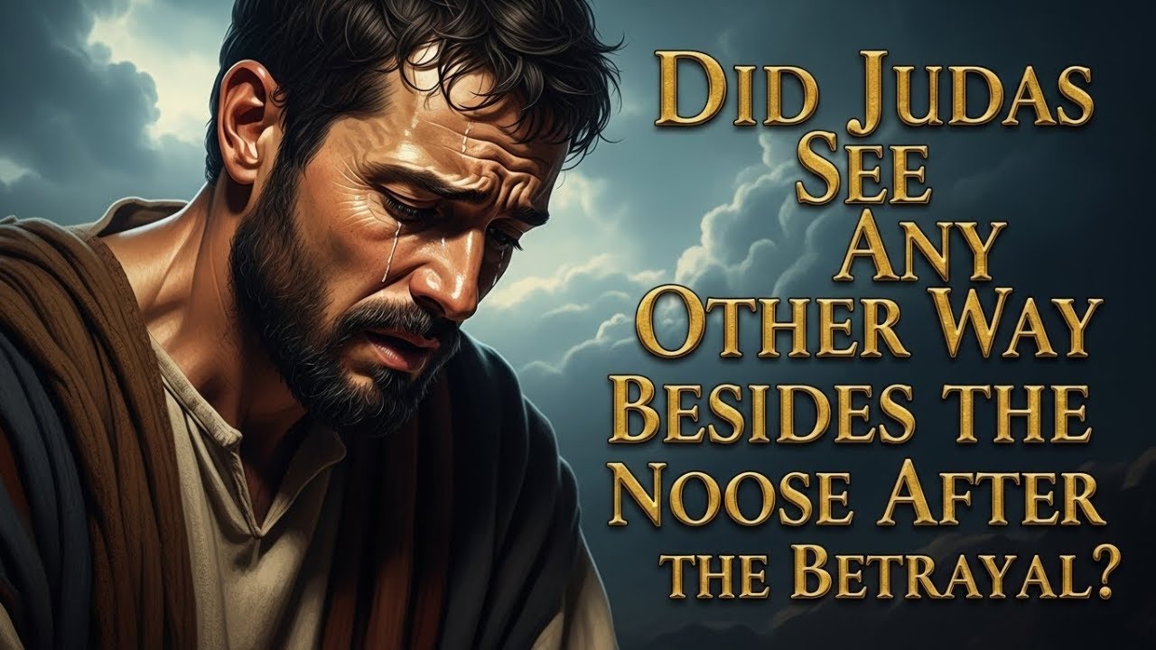 Did Judas See Any Other Way Besides the Noose After the Betrayal?