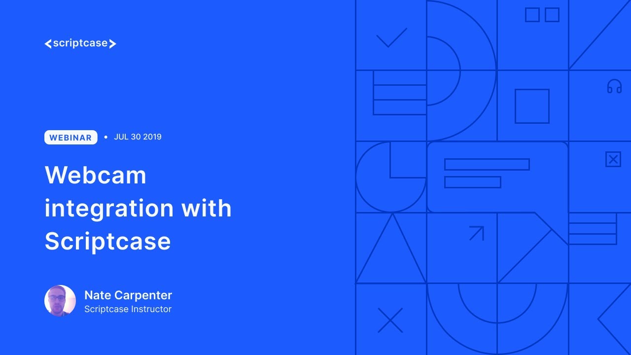Scriptcase - Webcam integration with Scriptcase