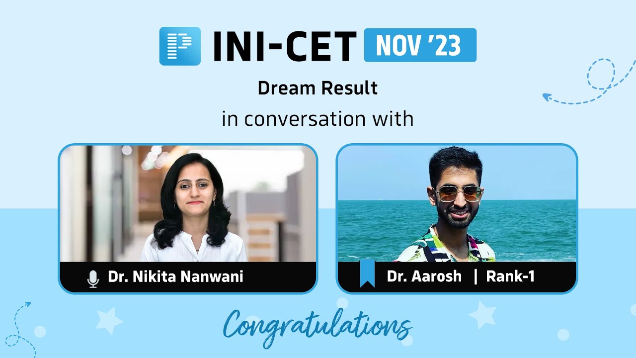 Diving into the journey of Rank 1 INICET with Dr. Aarosh Dhamija
