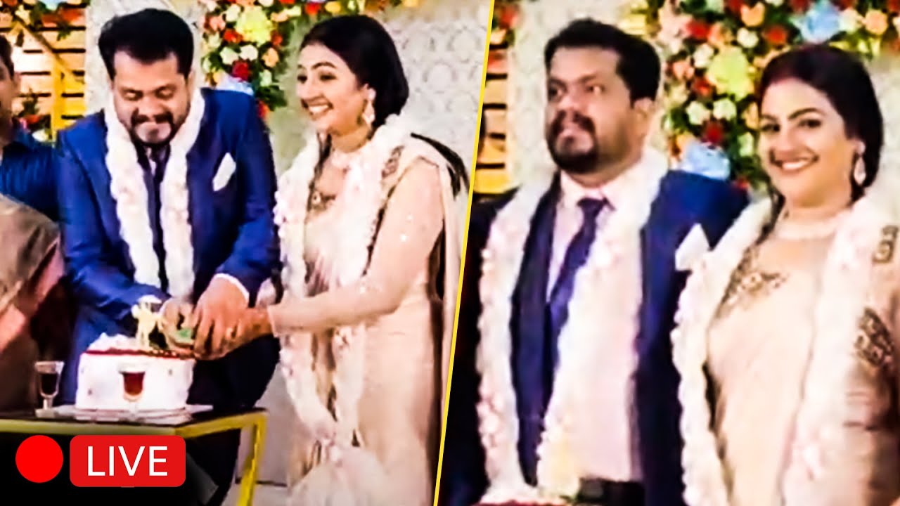 Actress Apsara Rathnakaran Wedding Reception | Santhwanam Serial